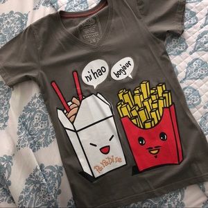 New Ni Hao - Bonjour Vneck Shirt